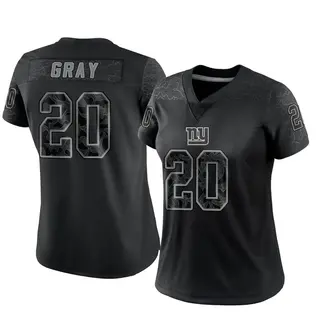 New York Giants Women's Eric Gray Limited Reflective Jersey - Black