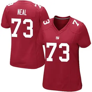 New York Giants Women's Evan Neal Game Alternate Jersey - Red