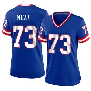 New York Giants Women's Evan Neal Game Classic Jersey - Royal