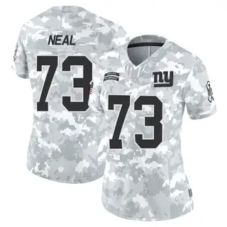 New York Giants Women's Evan Neal Limited 2024 Salute to Service Jersey - Arctic Camo