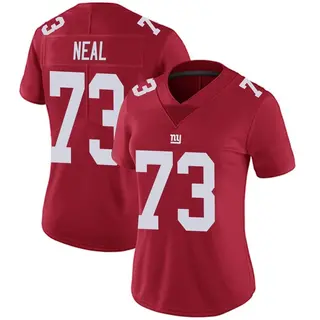 New York Giants Women's Evan Neal Limited Alternate Vapor Untouchable Jersey - Red