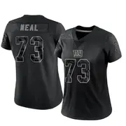 New York Giants Women's Evan Neal Limited Reflective Jersey - Black