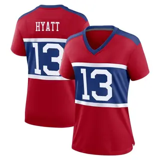 New York Giants Women's Jalin Hyatt Game Century Alternate Jersey - Red