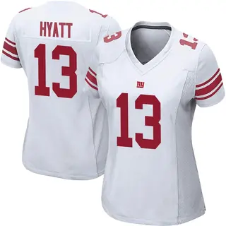 New York Giants Women's Jalin Hyatt Game Jersey - White