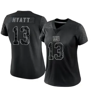 New York Giants Women's Jalin Hyatt Limited Reflective Jersey - Black