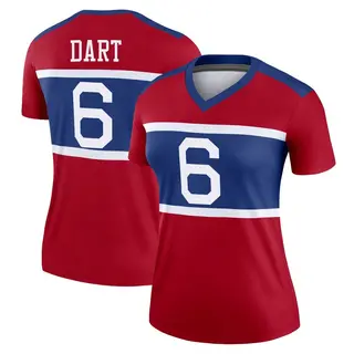 New York Giants Women's Jaxson Dart Legend Century Alternate Jersey - Red