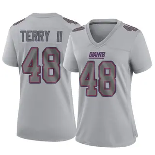 New York Giants Women's Jermaine Terry II Game Atmosphere Fashion Jersey - Gray