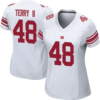 New York Giants Women's Jermaine Terry II Game Jersey - White