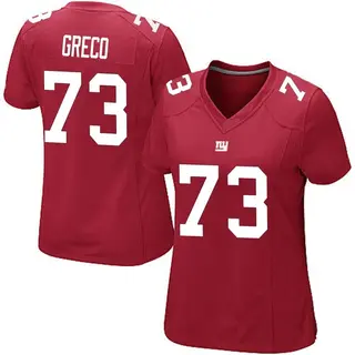 New York Giants Women's John Greco Game Alternate Jersey - Red