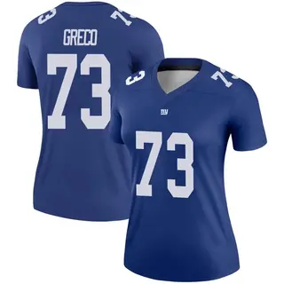 New York Giants Women's John Greco Legend Jersey - Royal