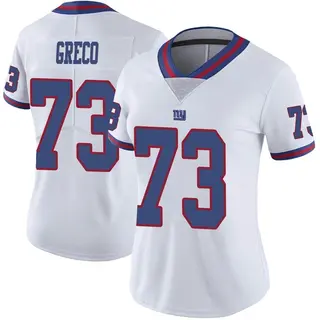 New York Giants Women's John Greco Limited Color Rush Jersey - White