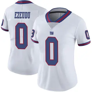 New York Giants Women's Joshua Ezeudu Limited Color Rush Jersey - White