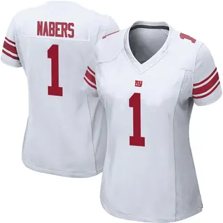 New York Giants Women's Malik Nabers Game Jersey - White