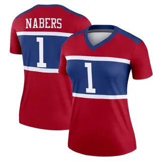 New York Giants Women's Malik Nabers Legend Century Alternate Jersey - Red