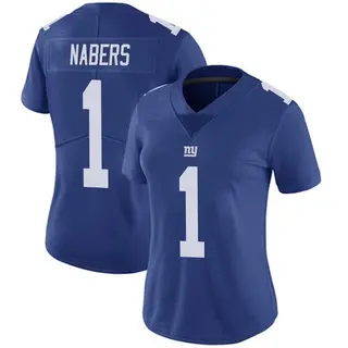 New York Giants Women's Malik Nabers Limited Team Color Vapor Untouchable Jersey - Royal