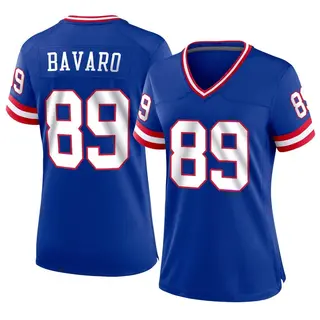 New York Giants Women's Mark Bavaro Game Classic Jersey - Royal
