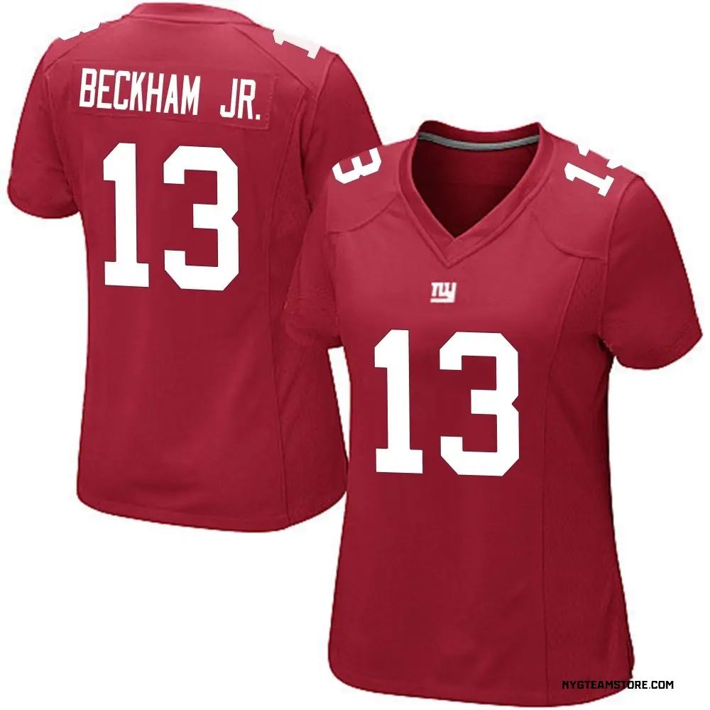New York Giants Women's Odell Beckham Jr. Game Alternate Jersey - Red