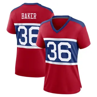 New York Giants Women's Rushawn Baker Game Century Alternate Jersey - Red
