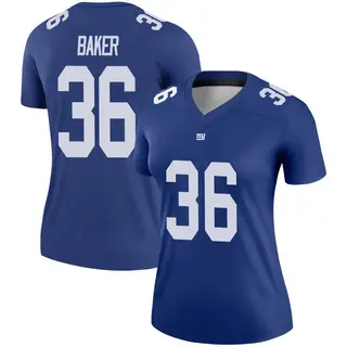 New York Giants Women's Rushawn Baker Legend Jersey - Royal