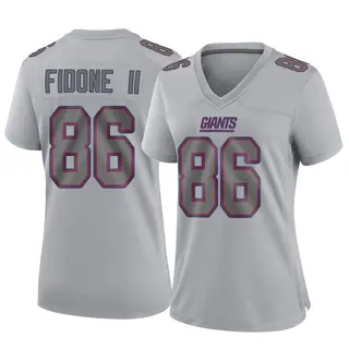 New York Giants Women's Thomas Fidone II Game Atmosphere Fashion Jersey - Gray