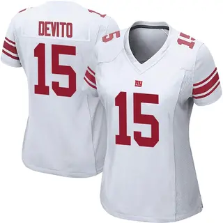New York Giants Women's Tommy DeVito Game Jersey - White