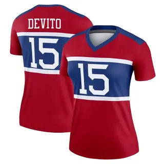 New York Giants Women's Tommy DeVito Legend Century Alternate Jersey - Red