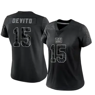 New York Giants Women's Tommy DeVito Limited Reflective Jersey - Black