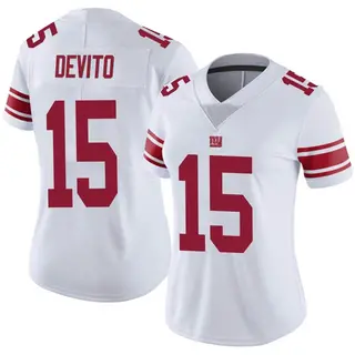 New York Giants Women's Tommy DeVito Limited Vapor Untouchable Jersey - White