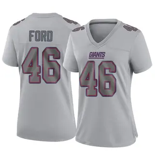 New York Giants Women's Trace Ford Game Atmosphere Fashion Jersey - Gray
