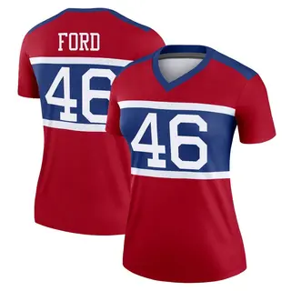 New York Giants Women's Trace Ford Legend Century Alternate Jersey - Red