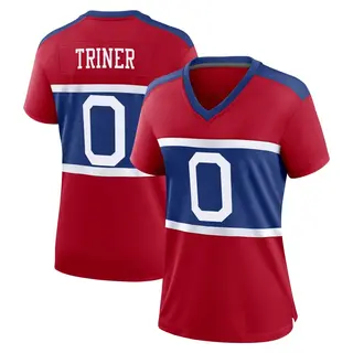 New York Giants Women's Zach Triner Game Century Alternate Jersey - Red