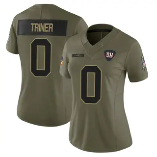 New York Giants Women's Zach Triner Limited 2025 Salute to Service Jersey - Olive