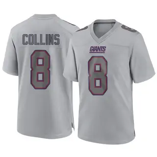 New York Giants Youth Beaux Collins Game Atmosphere Fashion Jersey - Gray