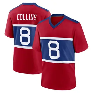 New York Giants Youth Beaux Collins Game Century Alternate Jersey - Red