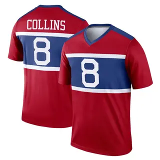 New York Giants Youth Beaux Collins Legend Century Alternate Jersey - Red