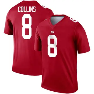 New York Giants Youth Beaux Collins Legend Inverted Jersey - Red