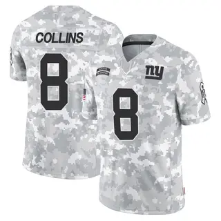 New York Giants Youth Beaux Collins Limited 2024 Salute to Service Jersey - Arctic Camo