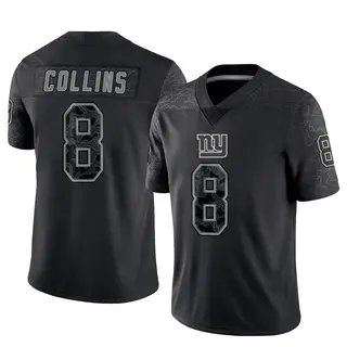 New York Giants Youth Beaux Collins Limited Reflective Jersey - Black