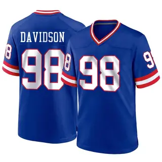 New York Giants Youth D.J. Davidson Game Classic Jersey - Royal