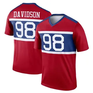 New York Giants Youth D.J. Davidson Legend Century Alternate Jersey - Red