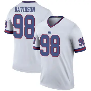 New York Giants Youth D.J. Davidson Legend Color Rush Jersey - White