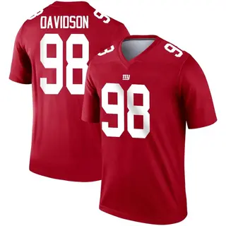 New York Giants Youth D.J. Davidson Legend Inverted Jersey - Red
