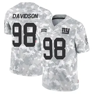 New York Giants Youth D.J. Davidson Limited 2024 Salute to Service Jersey - Arctic Camo
