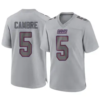New York Giants Youth Dalen Cambre Game Atmosphere Fashion Jersey - Gray