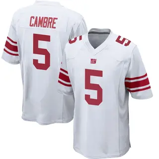 New York Giants Youth Dalen Cambre Game Jersey - White
