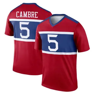 New York Giants Youth Dalen Cambre Legend Century Alternate Jersey - Red