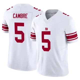 New York Giants Youth Dalen Cambre Limited Vapor F.U.S.E. Jersey - White