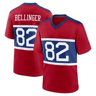 New York Giants Youth Daniel Bellinger Game Century Alternate Jersey - Red