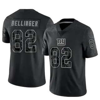 New York Giants Youth Daniel Bellinger Limited Reflective Jersey - Black