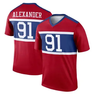 New York Giants Youth Darius Alexander Legend Century Alternate Jersey - Red